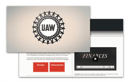 UAW video website