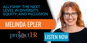 Podcast episode on allyship in the workplace with Melinda Epler
